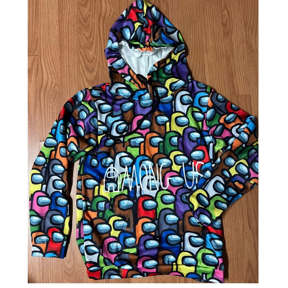 AMONG US unisex kids medium 10/12 hoodie